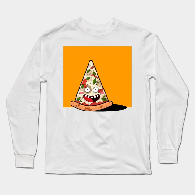 Pizza! Pizza! Long Sleeve T-Shirt by Innsmouth